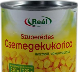 Reál csemege kukorica szuperédes 340/285g(10)