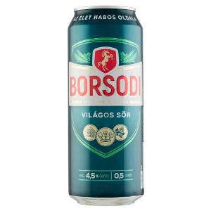 Borsodi sör 0.5l dob. 4.5% (24)