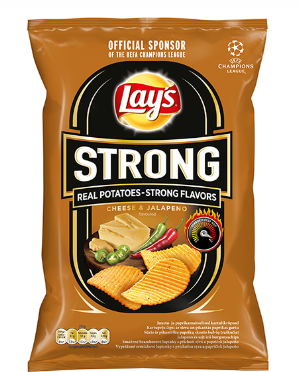 Lays chips 65g strong cayenne&cheese(14)    *